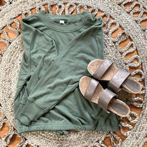 OLD NAVY Open Back Lounge Sweatshirt